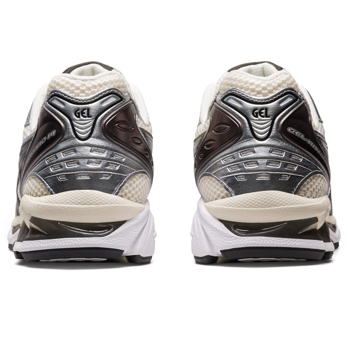 ASICS GEL-Kayano 14 Crème / Argent / Noir – vue arrière
