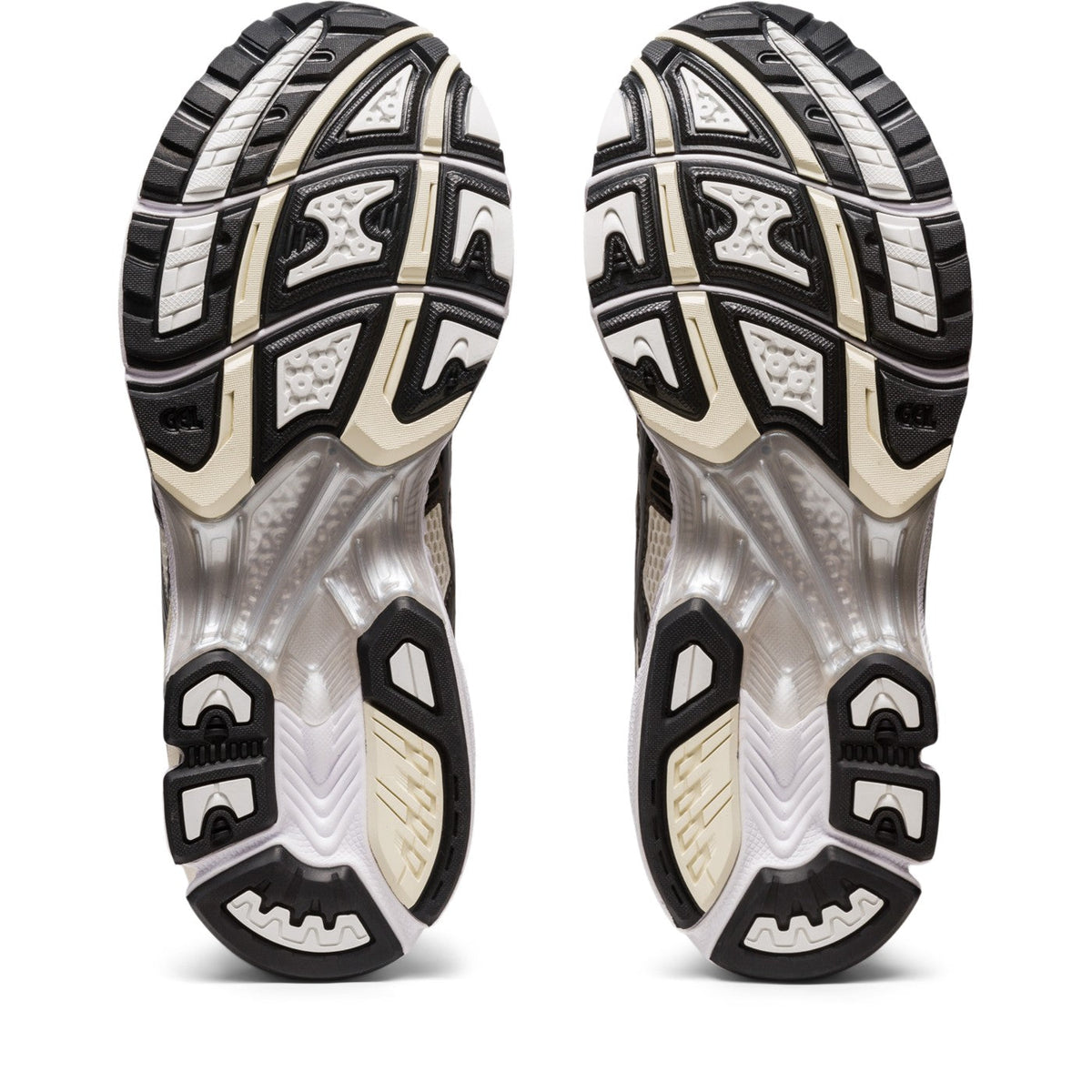 ASICS GEL-Kayano 14 Crème / Argent / Noir – vue de la semelle extérieure