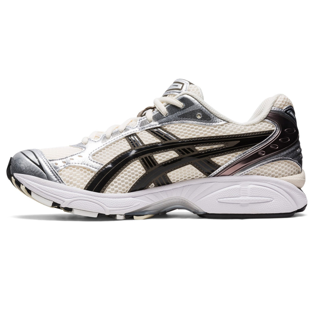ASICS GEL-Kayano 14 Crème / Argent / Noir – profil opposé
